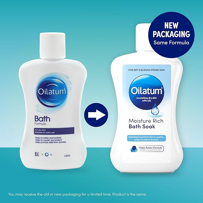 Oilatum Bath Formula 300ml for Itchy Irritating Dry Skin Conditions
