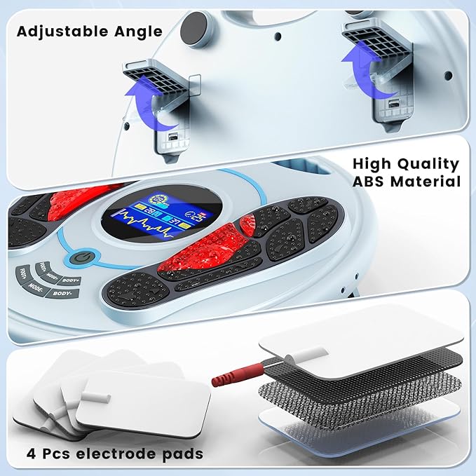 EMS Foot StimulatorTENS &amp EMS Foot Massager for Neuropathy Foot Circulation Stimulator for Pain Relief&ampCirculation&ampPlantar Fasciitis