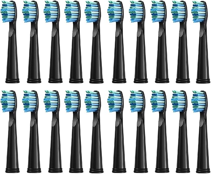 20PCS Replacement Toothbrush Heads Compatible for PC-080/PC-081/PC-082/PC-091/PC-092 Electric Bristles Nozzles
