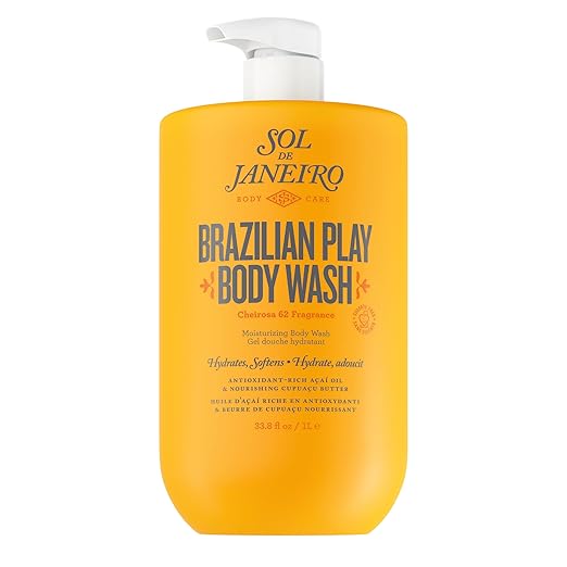 Sol de Janeiro Brazilian Play Body Wash | Moisturizing Shower Gel in Cheirosa 62 Scent