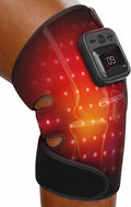 CooCoCo Red Light Therapy Knee Massager Knee Pain Relief Cordless 5000mAh Heated Knee Brace 2026 Upgraded FSA Eligible Knee Heating Pad for Men Women 70pcs Bead 660nm &amp 850nm