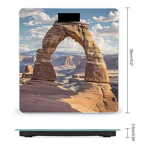 Arches National Park Scale for Body Weight Smart Scales Digital Bathroom Scale High Precision Weighing Scales with Large Display Weighing Machine for People