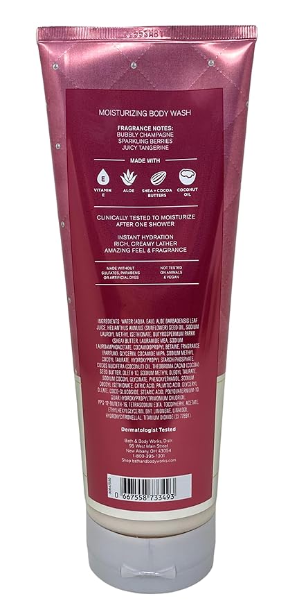 Bath &amp Body Works Champagne Toast 2 Moisturizing Body Washes with a Himalayan Salts Springs Bar Soap