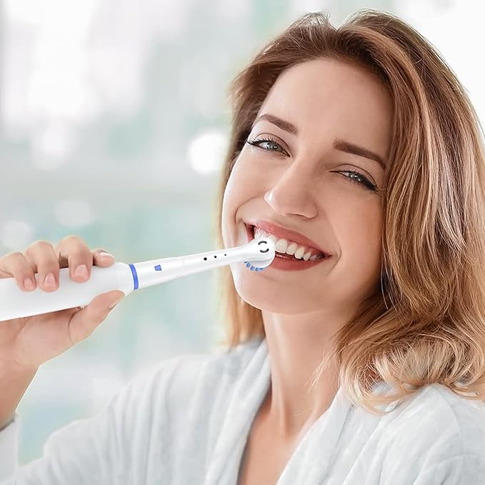 Safcare Sensitive Gum Care Replacement Brush Heads Pack of 48 Professional Electric Toothbrush Heads Compatible with Oral b Braun Electric Toothbrush (48 Pack)