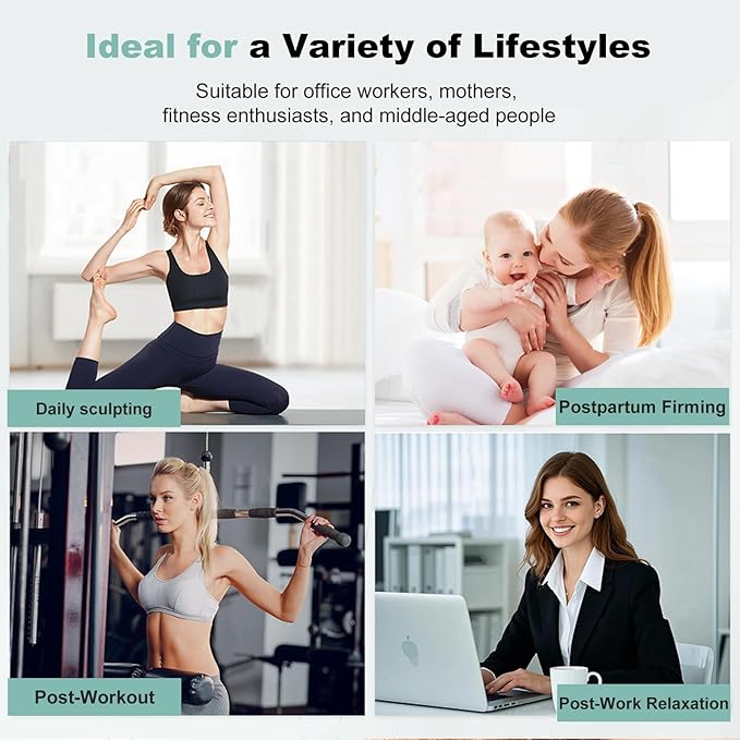 Body Sculpting Lymphatic Drainage Massager: Body Contouring Machine Anti Cellulite Devices - Massage Tool for Use in Home Spa for Use on Legs Arms Hips Back - Gift for Mothers Wives and Friends