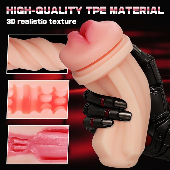 2026 New Electric Pocket Puzzy Tight Mouth 9 Vibrating with 2 Removable Sleeves Thick Fleshy Design Pocket Pussycats-for Men HCN6
