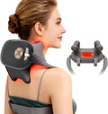 Neck Massager with Heat – Portable Shiatsu Neck &amp Shoulder MassagerDeep Tissue Electric MassageAdjustable Heat SettingsMuscle Relaxation for NeckShouldersBackPerfect for HomeOfficeand Trav