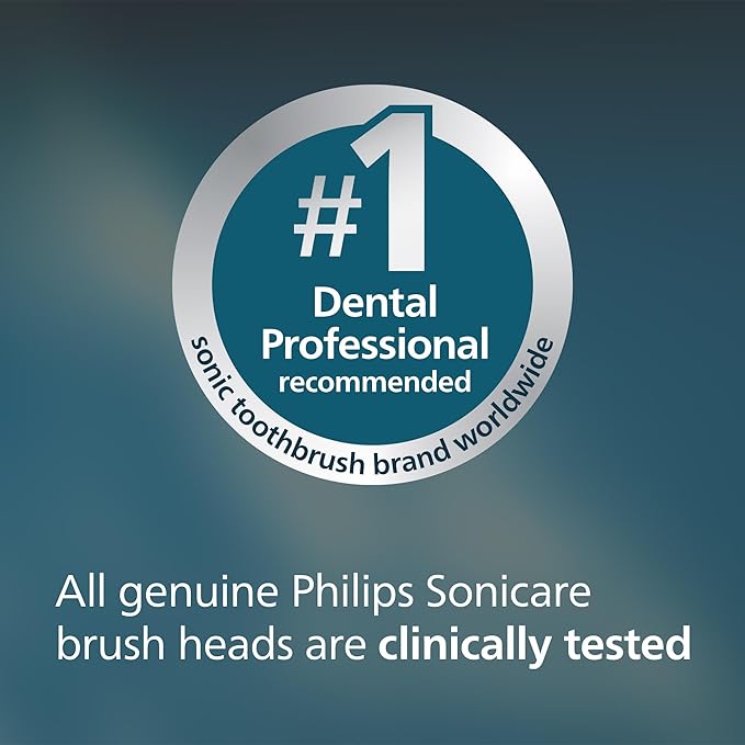 Philips Sonicare A3 All-in-One - Genuine Replacement Electric Toothbrush Heads White 2 Pack HX9092/77