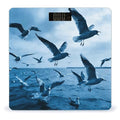 Flocks of Seagulls Follow The Wind. Weight ScaleClear LED Display Bathroom Digital Weighing ScaleTempered Glass Digital Bathroom Scale for Body Weight Capacity Up to 400 Lbs