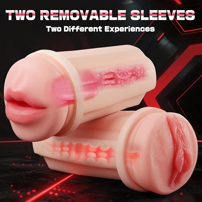 2026 New Electric Pocket Puzzy Tight Mouth 9 Vibrating with 2 Removable Sleeves Thick Fleshy Design Pocket Pussycats-for Men HCN6