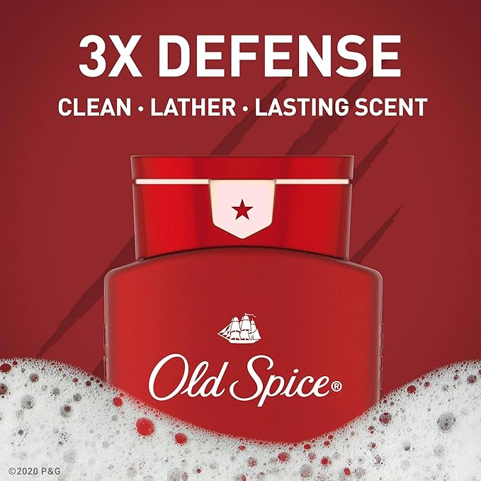 Old Spice Body Wash - Wild Collection - Krakengard - Net Wt. 16 FL OZ (473 mL) Per Bottle - Pack of 3 Bottles