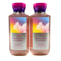 Bath &amp Body Works Shower Gel Set of 2 Bottles Each Bottle 10oz (Among The Clouds)