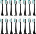 Compatible for 8Pcs Replacement Brush Heads Compatible with Philips Sonicare DiamondClean HX3/HX6/HX9 Series Electric Toothbrush HX6064(16Pcs Black)