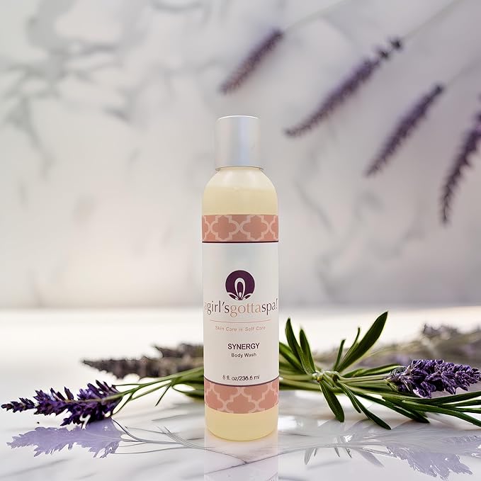 A Girl's Gotta Spa! Synergy Lavender Body Wash Plant-Based Gentle Cruelty-Free 8 Ounces