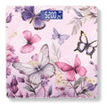 Digital Scale for Body Weight Highly Precision Bathroom Weight Scale 400 lbs with Backlit Display Personalized Scale for Home-Lavender Butterflies Flying Among Flowers