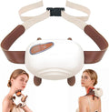 Neck and Shoulder Massager with HandsWireless Portable Deep Tissue Massage for Neck 4D Bionic Real Touch Shiatsu Hand Massager Rechargeable Cervical Electric Massager for Home Office