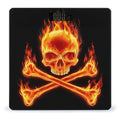 Women's Digital Bathroom Weighing Scale Automatic Switch Energy Saving Scale Smart Scale for Body Weight Fire Flaming Skull Crossbones