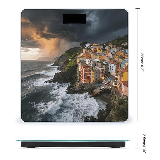 Cudillero Smart Scale for Body Weight Digital Bathroom Scale Toughened Glass Weight Scale with Large LCD Backlight Display High Precision Scales Weighing Machine