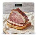Ham Toast Bathroom Scale for Body Weight Bathroom Weighing Scales with Back Lit LED Display Sturdy Tempered Glass Body Weight Bathroom Scale 400lb Weighing