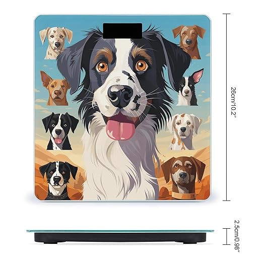 The Dog Breed Scale for Body Weight Digital Bathroom Scale Accurate Smart Weight Scales with Large Display Weighing Machine High Precision Scales