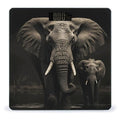 Elephant Black Bathroom Scale for Body Weight Bathroom Digital Electronic Weighing Scale with Back Lit LED Display Sturdy Tempered Glass Weight Watchers Scales 400lb