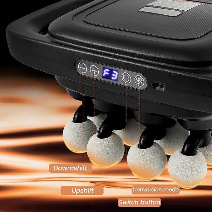 16 Heads Massage Gun Set Electric Muscle Massager with 3 Modes 30 Intensities Noise reduction shockproof noise absorption Percussion Massager for Deep Tissue Back Shoulders Legs Pain Relief