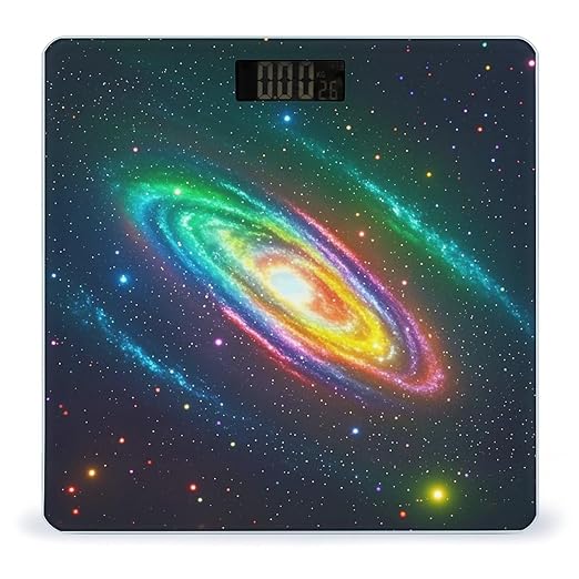 Colorful Starry Sky Smart Scale for Body Weight Accurate Bathroom Scale with LED Display Digital Weight Scales Weighing Machine High Precision Scales for Bath Home