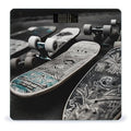 Skate Boards Scale for Body Weight Precision Bathroom Weighing Scales with Back Lit LCD Display Sturdy Tempered Glass Body Weight Scales Digital Bathroom Scale 400lb