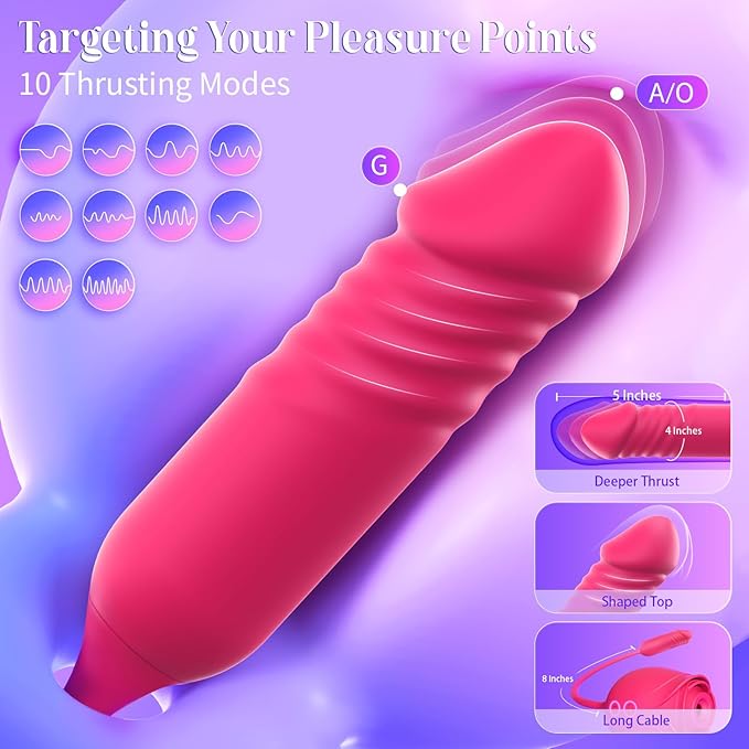 2026 Newly Portable Vibrating Massager -Clitioral Sucker Relaxes Muscles Viboators Toy 10 Modes Couples - for Body and Back Foot Silent Personal for Sports Massage AdultTools Relaxation U6546 (RED)