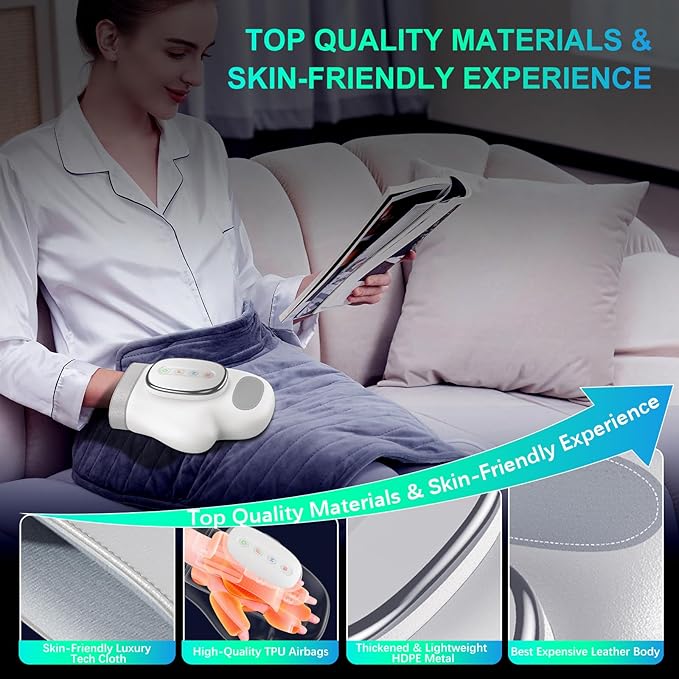 Professional Hand Massager with Heat Compression Therapy 3 Massage 4 Temperatures 5 Compression Pain Relief Glove Arthritis &amp Wrist Carpal Tunnel Neuropathy Circulation Gifts for Women/Men