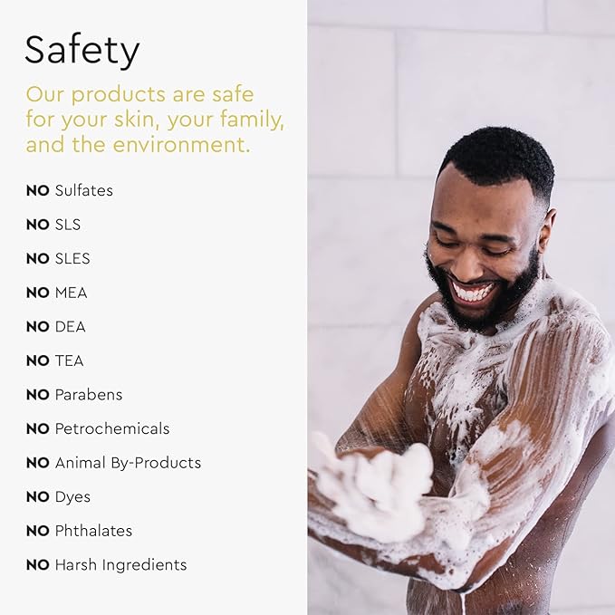Puracy Natural Body Wash - 2pk 12 fl oz / 355 ml - Body Wash Sensitive Skin - 98.6% Pure Plant Ingredients - Body Wash Women Men &amp Kids - Moisturizing Body Wash / Shower Gel - Coconut &amp Vanil