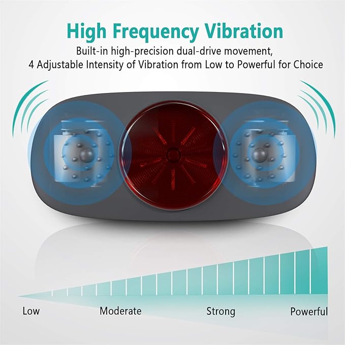 Wireless Slimming Belt Abdominal Massager Portable Weight Loss Machine with 4 Vibration Massage Modes Heating Improve Blood Flow