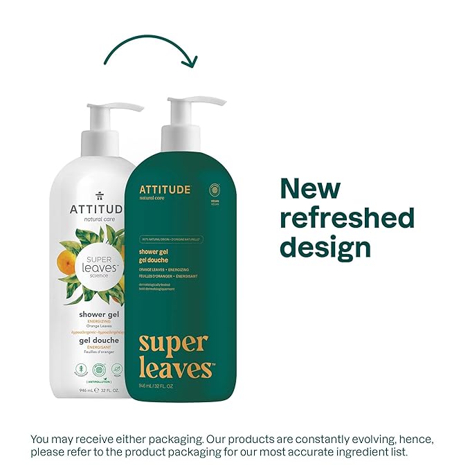 ATTITUDE Body Wash EWG Verified Dermatologically Tested Plant and Mineral-Based &amp Nourishing Hair Conditioner Dermatologically Tested Plant- and Mineral-Based