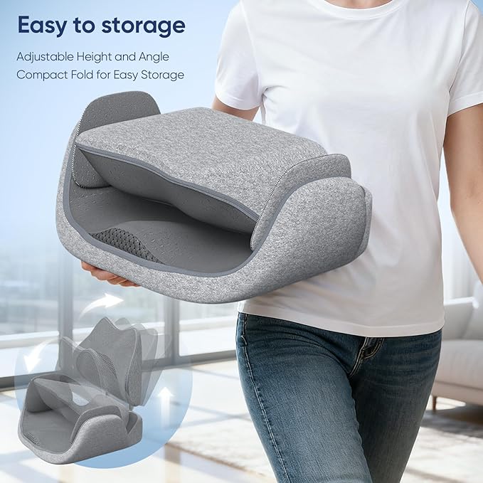 Multifunctional Pelvic Correction &amp Massage CushionPelvic Floor Repair &amp Hip Shaping for Postpartum Recovery Waist/Buttock Massager with Heat Timer &amp Smart Control Chair Pad for Muscle