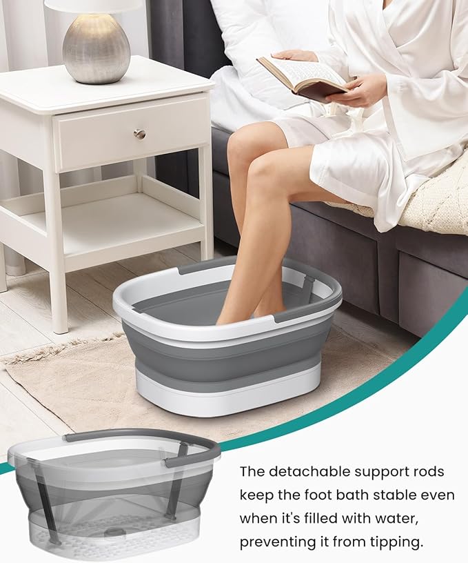 Nekteck Foot Massager and Collapsible Foot Bath