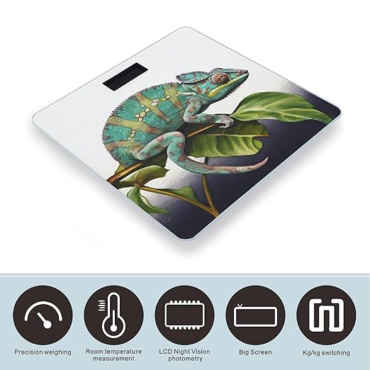 Chameleon Scale for Body Weight Smart Scales Digital Bathroom Scale High Precision Weighing Scales with Large Display Weighing Machine for People