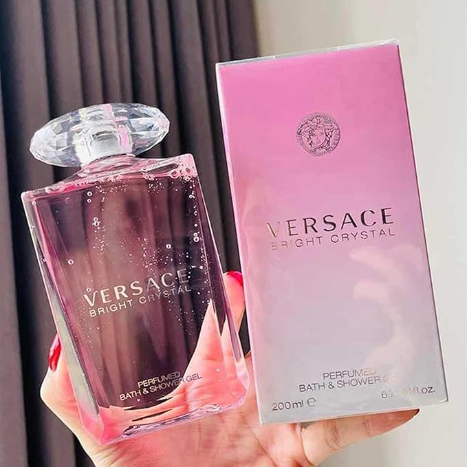 Versace Bright Crystal for Women Perfumed Bath &amp Shower Gel 6.7 Ounce