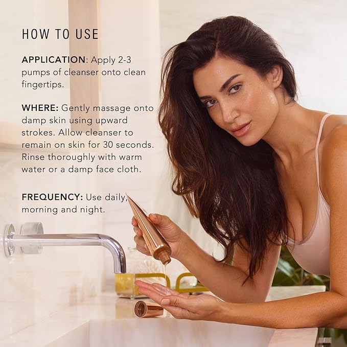 JLO BEAUTY Gel Cream Face Wash Daily Facial Cleanser &amp Makeup Remover Hydrating Sulfate Free Skin Care Formula with Antioxidants Gentle Face Cleanser For Women That Hit Single 5 Oz