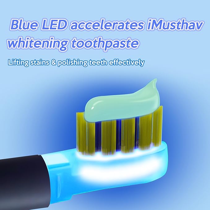 Foldable Travel Sonic Electric Toothbrush with UV Cleaning Feature | Whitening Feature | Electric Toothbrush for Adults | Travel Toothbrushes