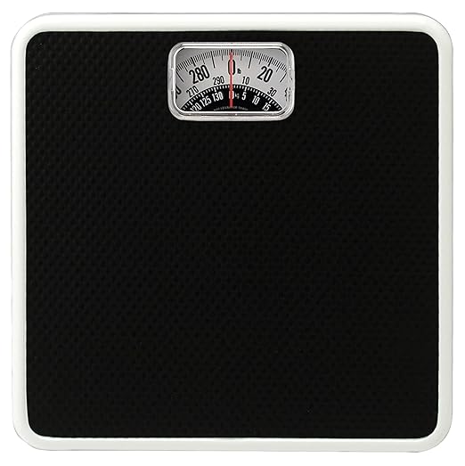 EUROSTAR Mechanical Bathroom Scale Black