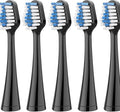 Replacement Brush HeadsCompatible for Waterpik Complete Care 5.0/9.0 Electric Toothbrush Hygiene Clean Soft Bristle Nozzles 5/10pcs(5pcs Black)