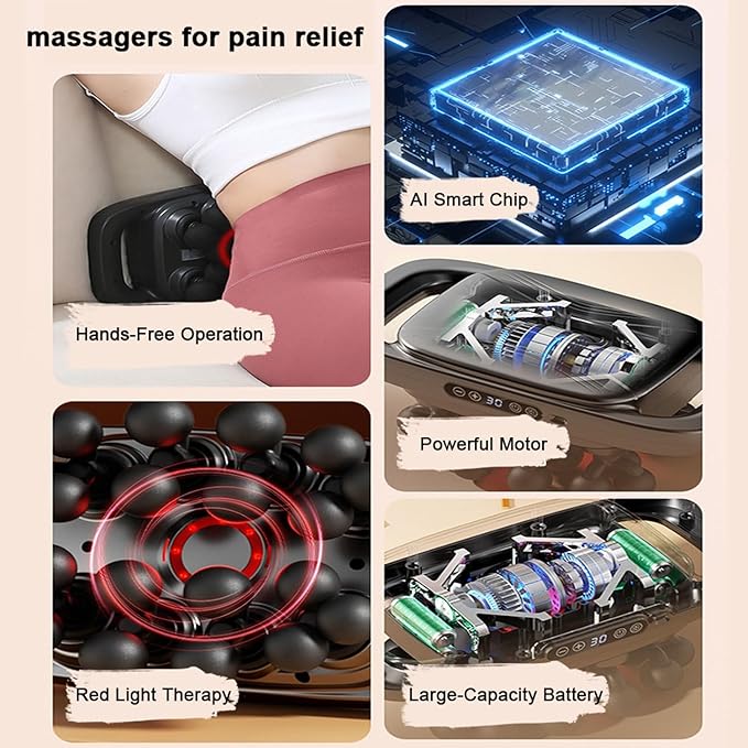 20 Head Massage Gun SetDeep Tissue Percussion MassagerElectric Massage Tools with 3 Styles &amp Levelsfor Deep TissueBackShoulders LegsPain ReliefIdeal Gifts for WomenMenMomand Dad