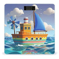Cartoon Ship Smart Scale for Body Weight Accurate Bathroom Scale with LED Display Digital Weight Scales Weighing Machine High Precision Scales for Bath Home