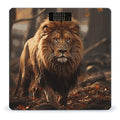 Digital Bathroom Scale for Body Weight Scale with Bright LCD Display High Accuracy Step-On Technology Auto On/Off Lion Image Digital Scales 400 Lbs /180kg
