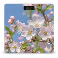 Japanese Cherry Blossom Scale for Body Weight Accurate Digital Bathroom Scale Toughened Glass High Precision Scales Smart Weight Scales with Large LCD Backlight Display Weighing Machine