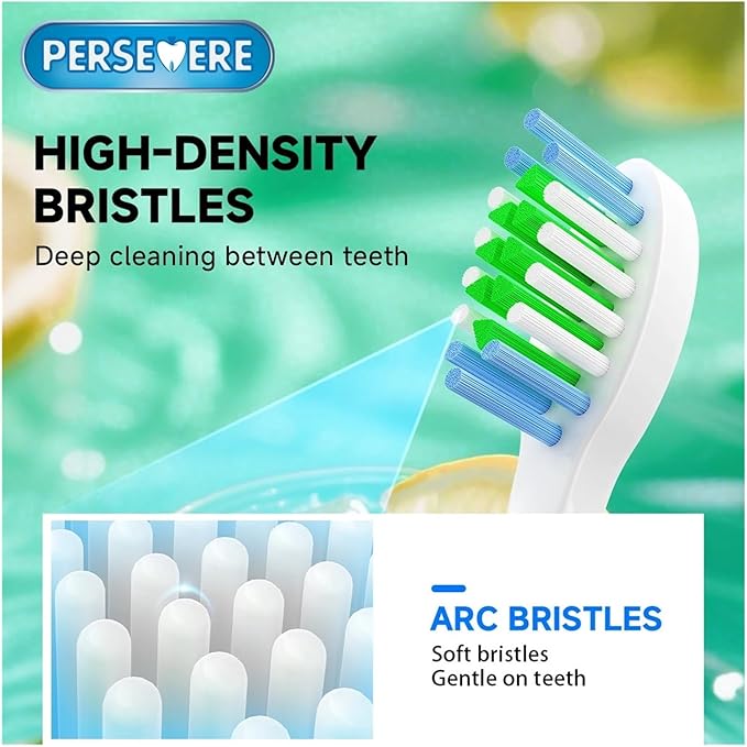 Replacement Brush Heads Compatible for SU50 Electric Toothbrush Head(12PcsPack)