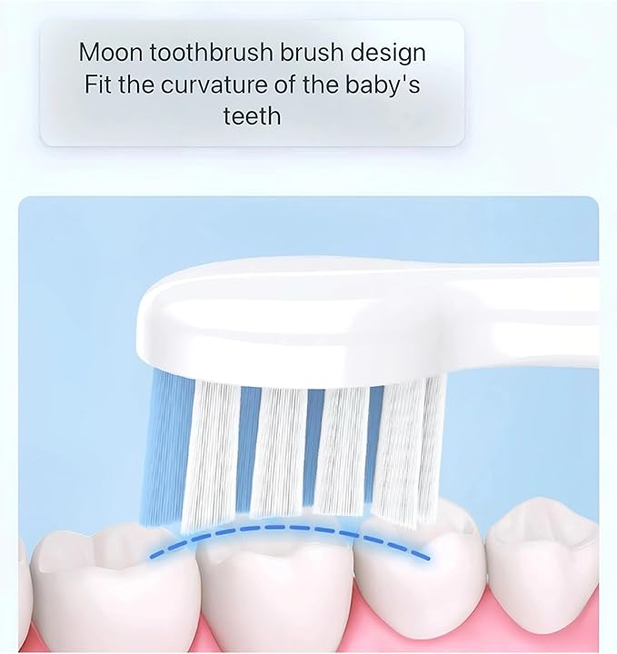 Kids Replacement Electric Toothbrush Heads Compatible For Philips Kids HX6042 HX6032 HX6311 HX6312 HX6322 HX6321 HX6320 HX63404/8pcs(4pcs)
