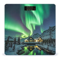 Northern Lights Bathroom Scale for Body Weight Bathroom Weighing Scales with Back Lit LED Display Sturdy Tempered Glass Body Weight Bathroom Scale 400lb Weighing