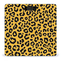 Men's Fashion Automatic Switch Digital Bathroom Weighing Scale Smart Scale Animal Skin Cheetah Leopard Leather Print Yellow