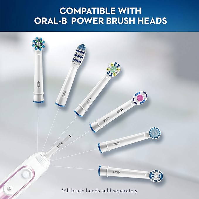 Oral-B Genius 9600 Electric Toothbrush 3 Brush Heads Sakura Pink